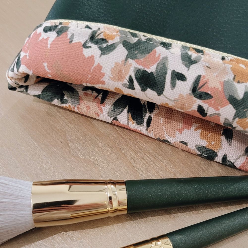 lingettes écologiques panière salle de bain nude rose