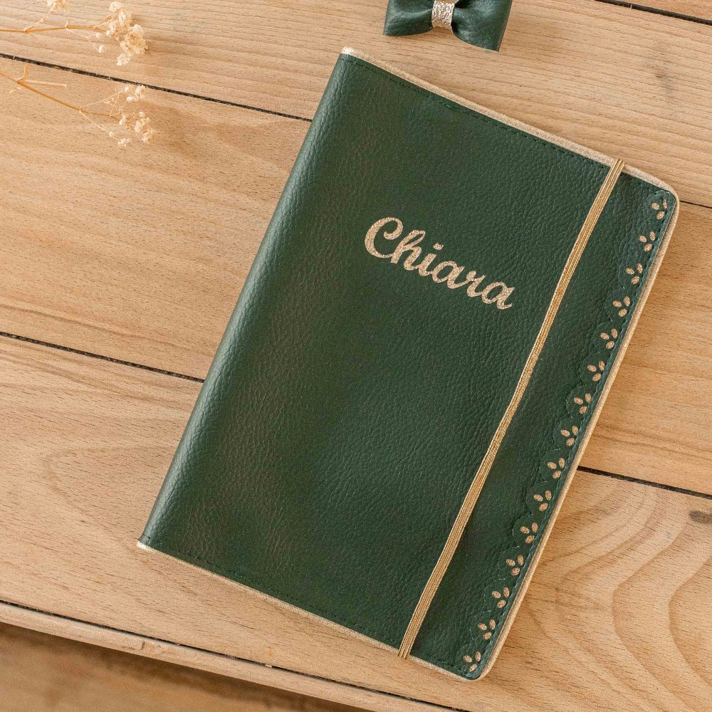 cadeau naissance bébé carnet de santé vert