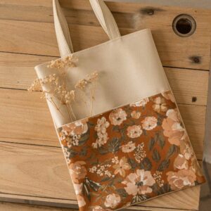 Tote bag / Sac bibliothèque - collection Terracotta